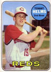 1969 Topps Baseball Cards      070      Tommy Helms